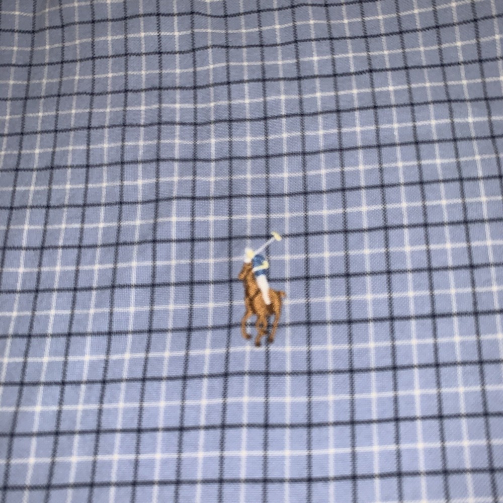 Polo Ralph Lauren Mens XL Multi-Color Check Button Down Shirt Long Sleeve - Picture 7 of 8